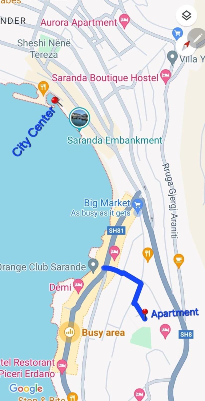 Niko Apartament Sarandë エクステリア 写真